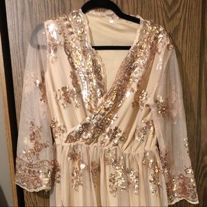 Sequinned dress